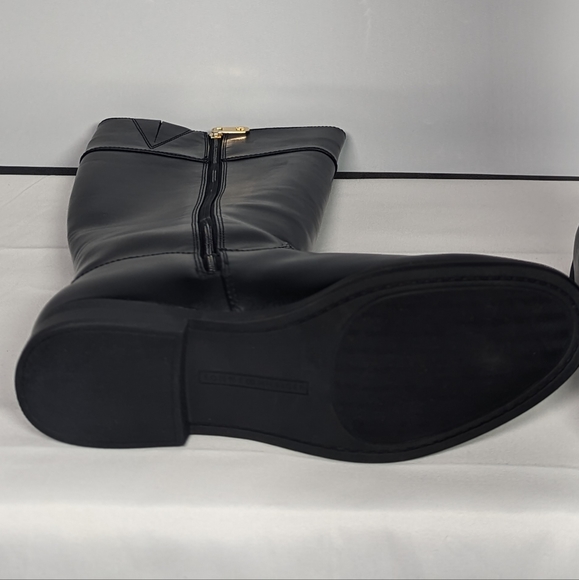 NEW Tommy Hilfiger Womens SHYENNE Equestrian Boot black sz 10 - Picture 3 of 5